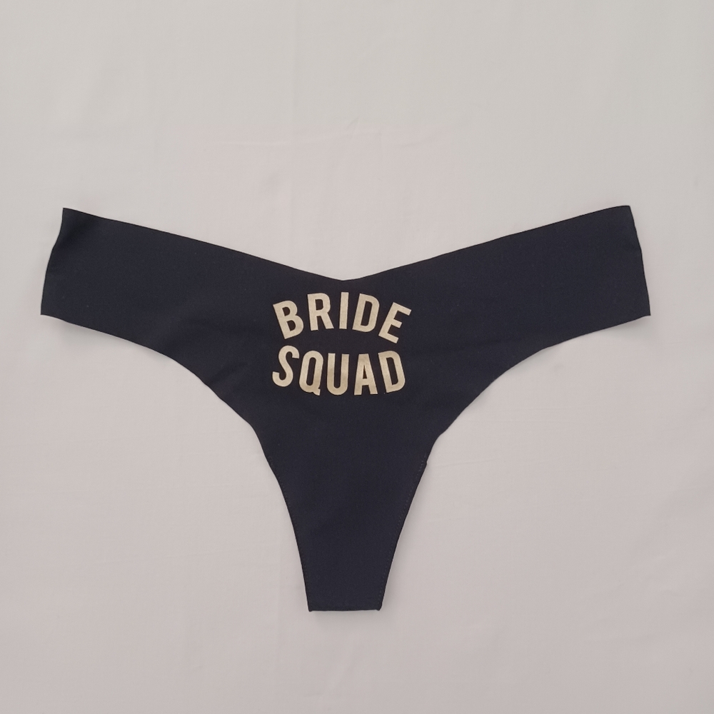 New Commando Bride Squad Thong Underwear- (S/M)